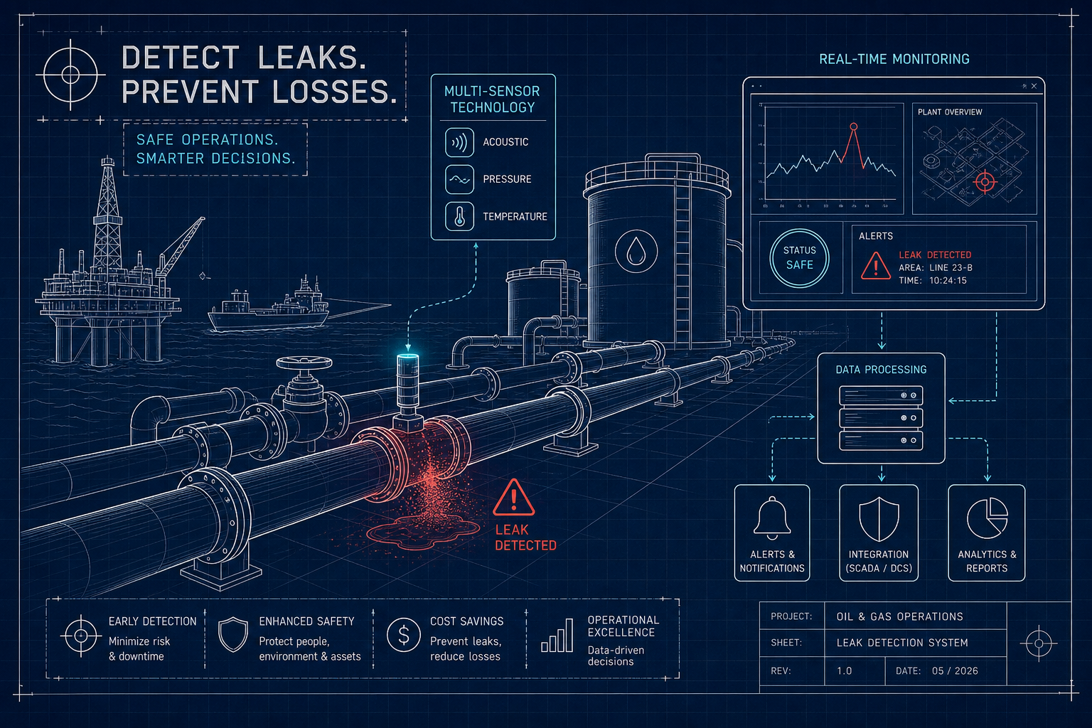 Oil and gas leak detection: choosing the right system (2026)